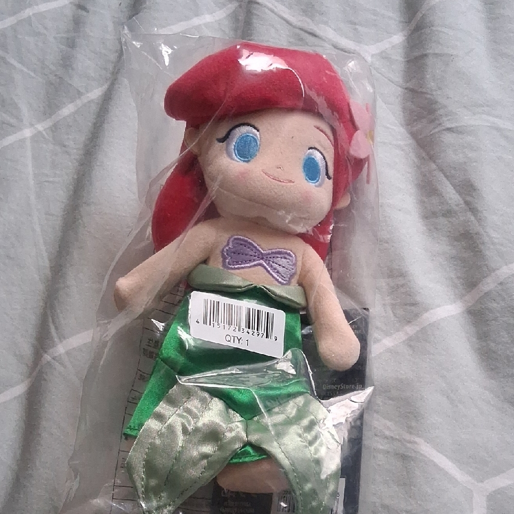Disney Ariel Nuimos The Little Mermaid Plush Doll NWT